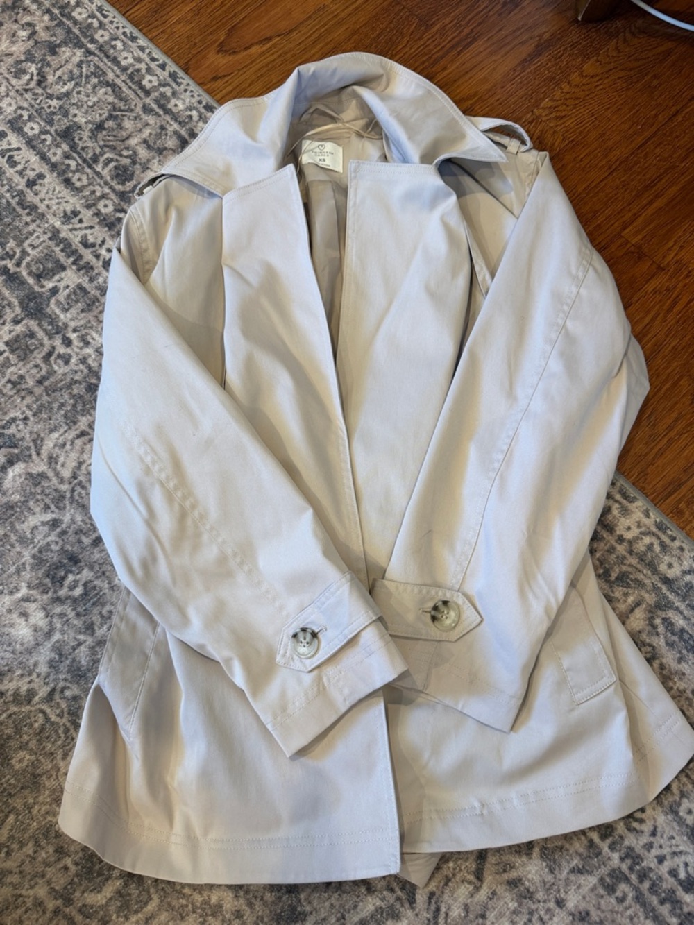 Primark Women's Cropped Trench Coat Oversized